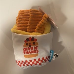 NWT Bark Box Thanksgiving toys Give N’ Thanks Squeak Potato Fries